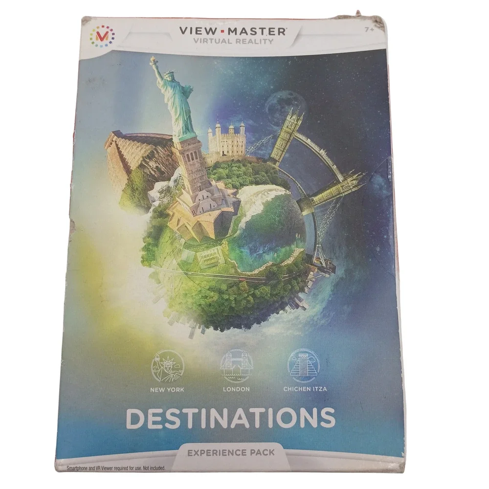 View-Master VR Starter Pack Lot of 3 – Includes Viewer Space & Destinations Set
